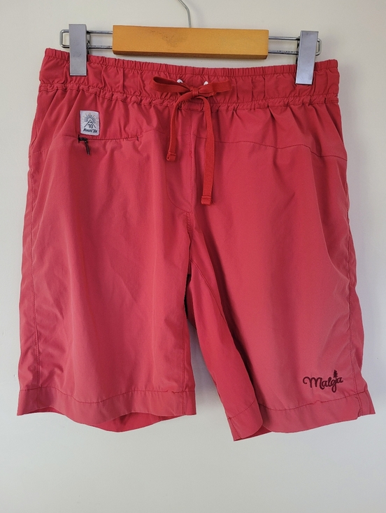 Maloja Pants - Maloja Women's Coral Pink Drawstring Shorts